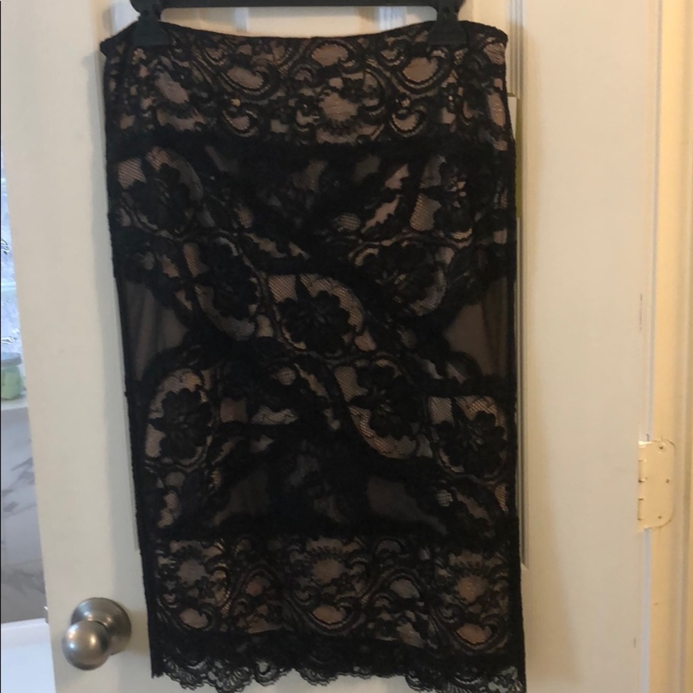 NWT Black Lace Skirt
